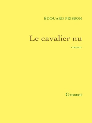 cover image of Le cavalier nu